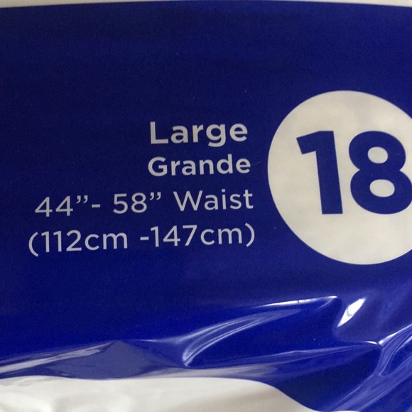 Adult underwear diapers large 2 PACKS included - Picture 3 of 3